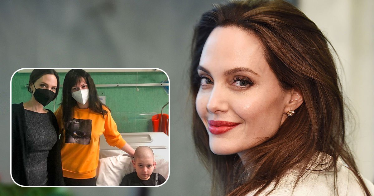 анджелина джоли проведала мальчика