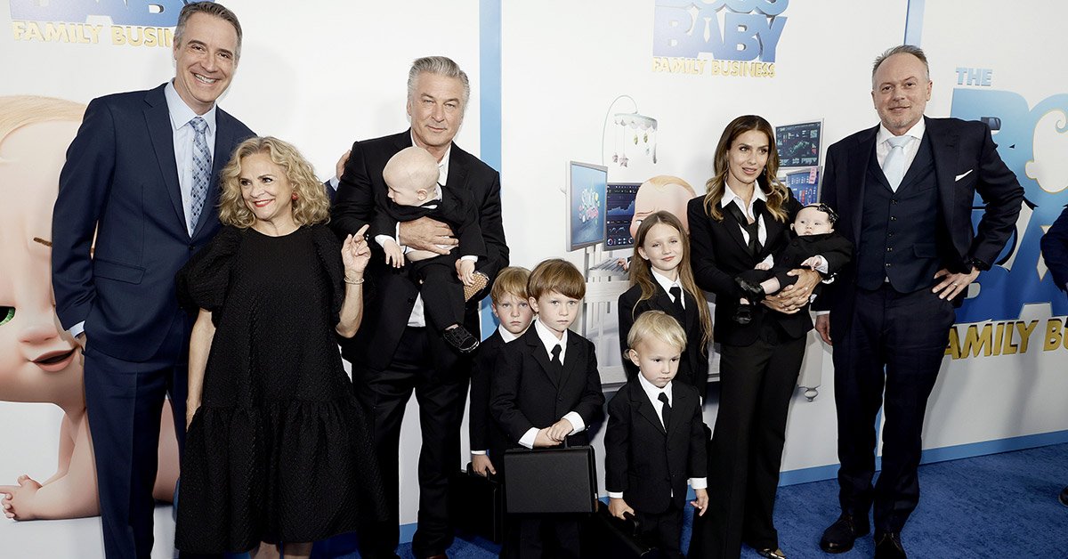 Болдуин на премьере мультфильма