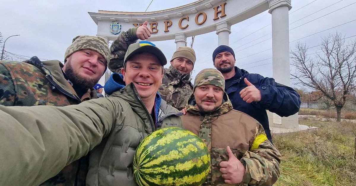 Дмитрий Комаров в Херсоне