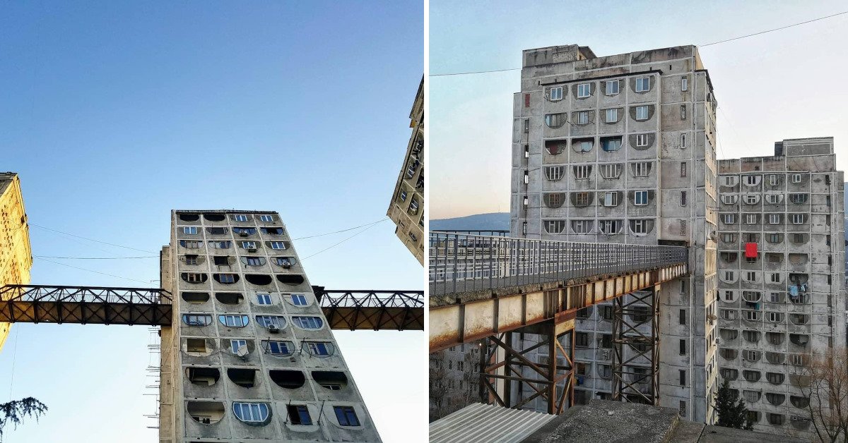 дома с мостиками