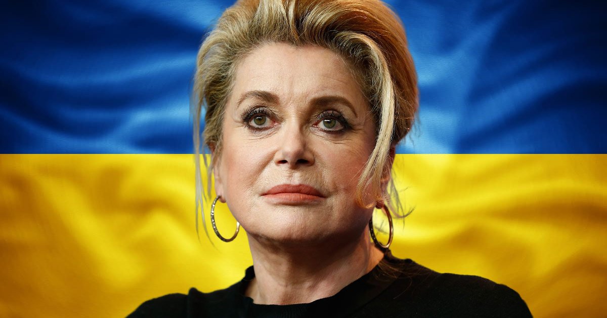 катрин денев поддержала украину