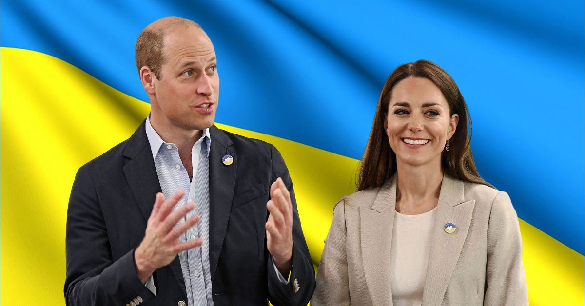 кейт миддлтон и принц уильям помогают украине