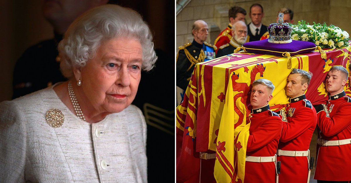 Паук на гробе Елизаветы II