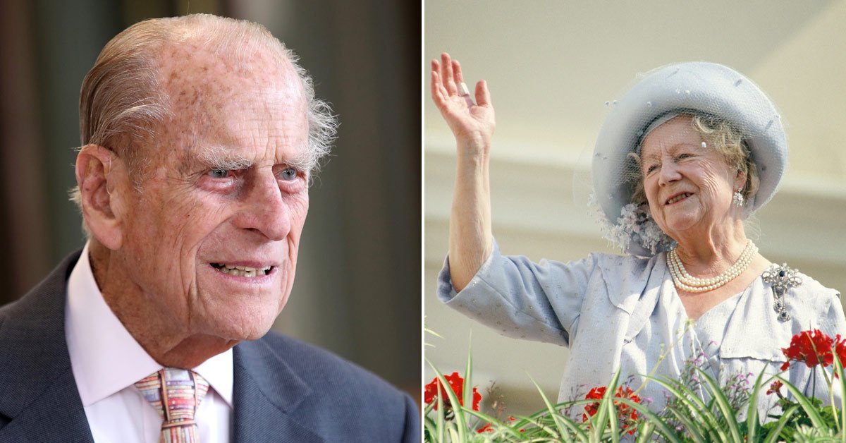 Принц Филипп и королева-мать