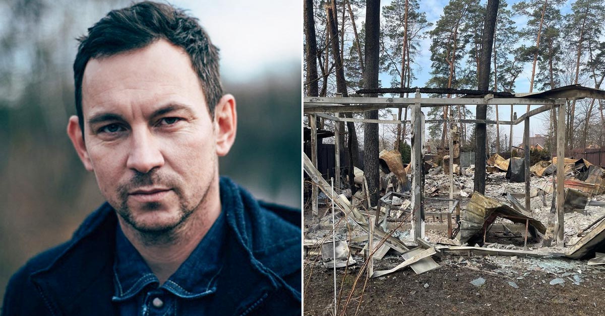 Разрушенные дома украинских знаменитостей