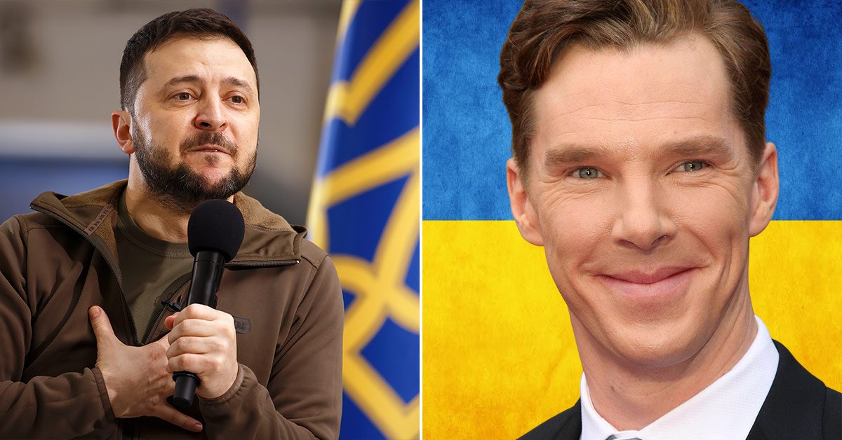 Зеленский поблагодарил Камбербэтча за поддержку