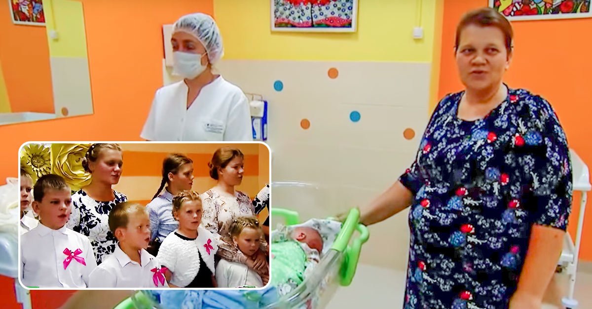 женщина родила 14 детей